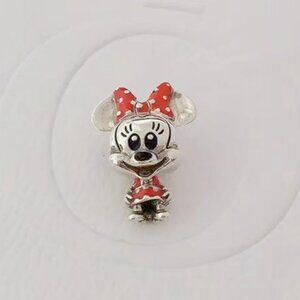 Pandora Disney Minnie Mouse Dotted Dress & Bow Charm